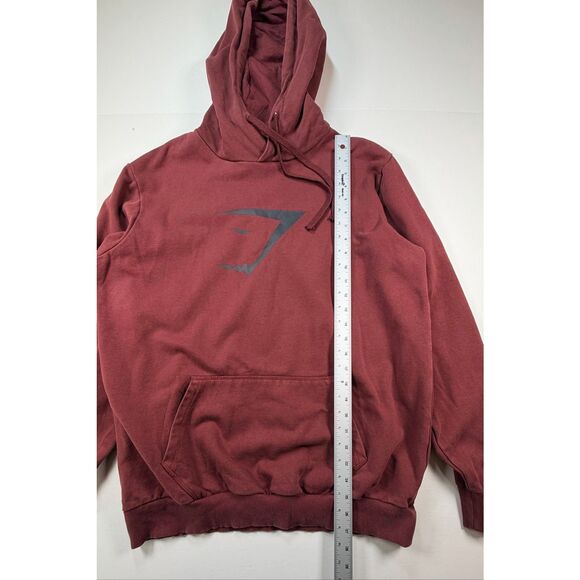 Gymshark Hoodie Sweatshirt Bundle Maroon Gray Athletic Pullover Mens Size Large - Picture 5 of 12